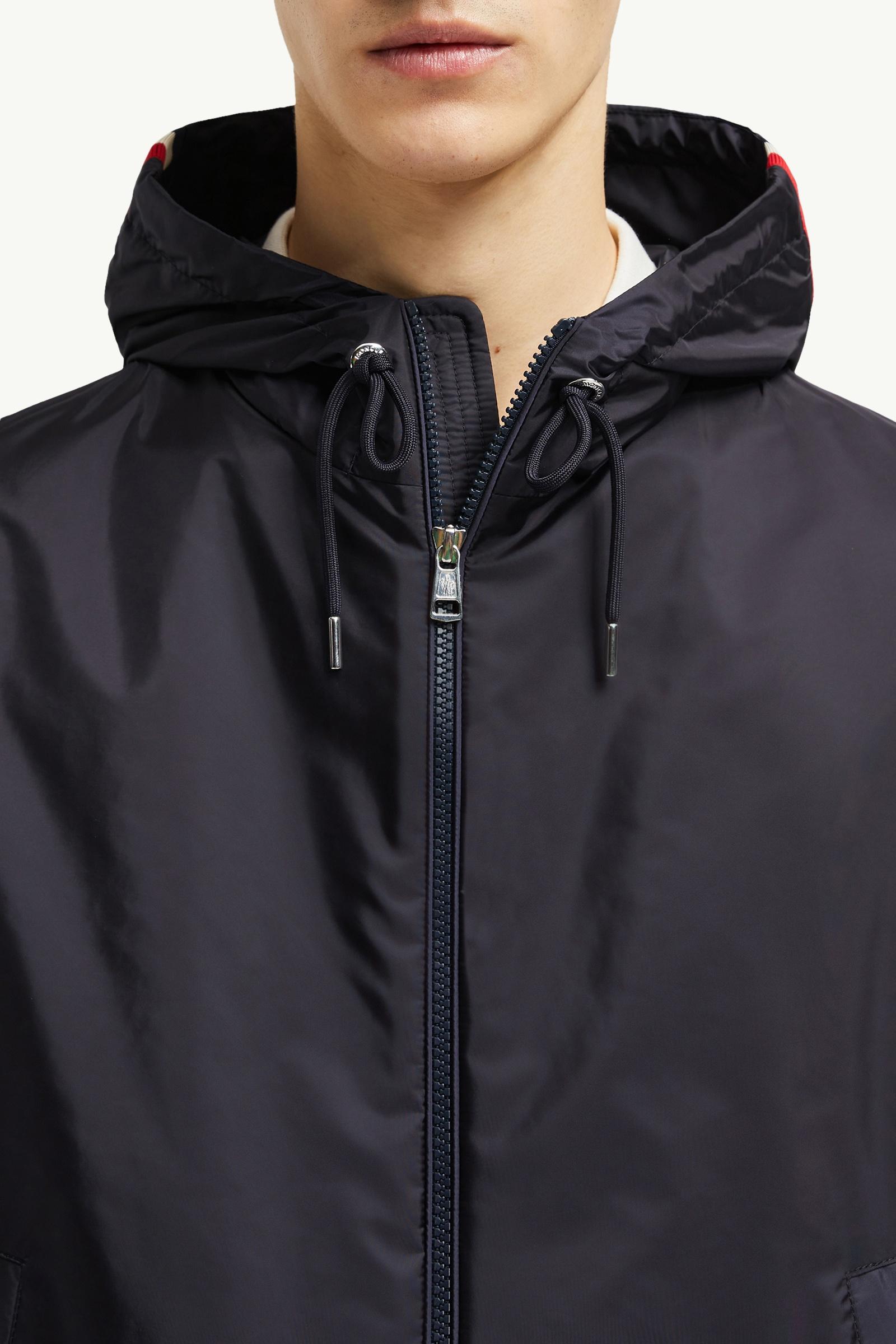 Navy Blue Grimpeurs Hooded Jacket - Windbreakers & Raincoats for