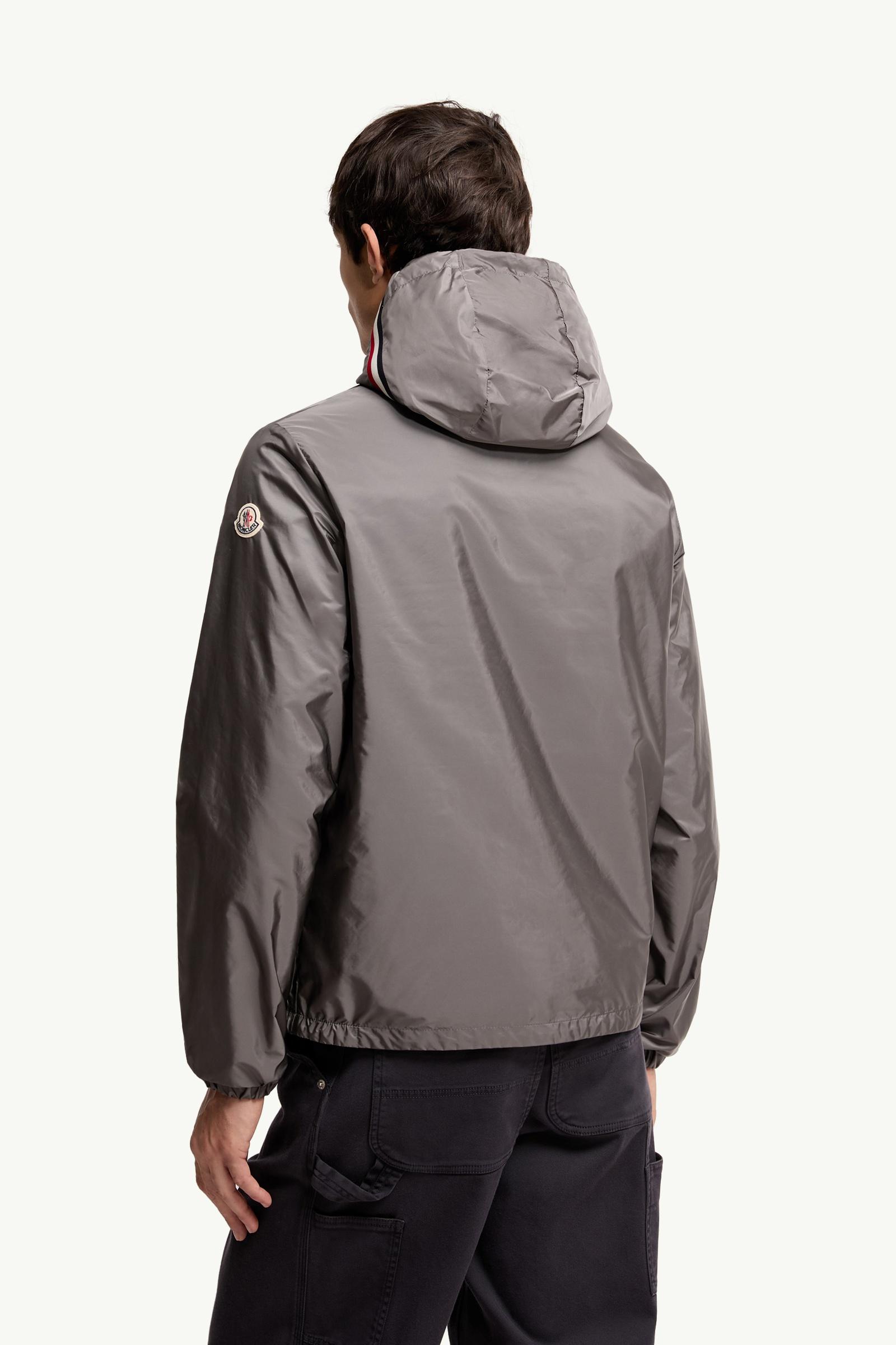 Gray Grimpeurs Hooded Jacket - Windbreakers & Raincoats for Men