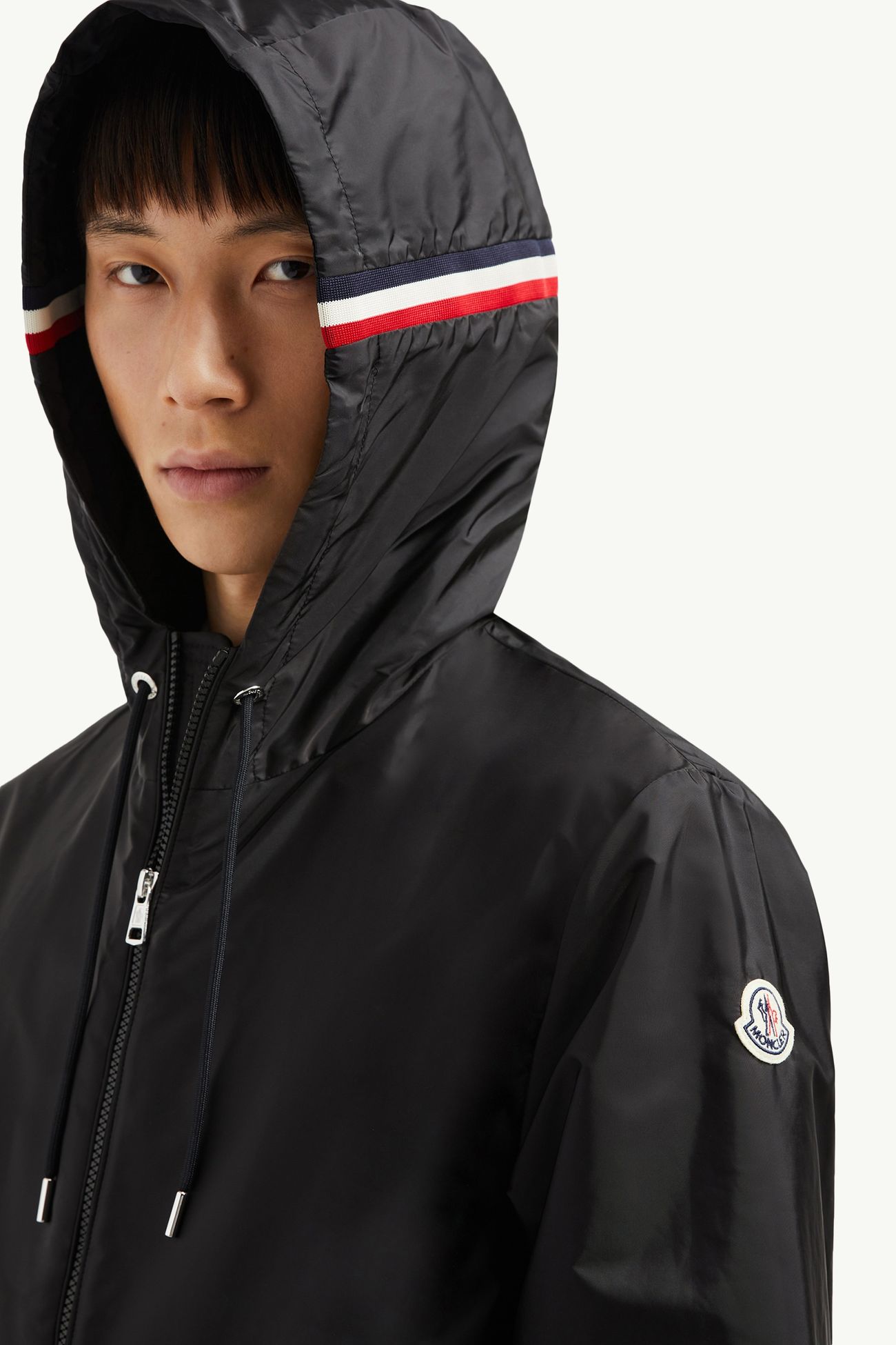 Grimpeurs Windjacke mit Kapuze Herren Schwarz Moncler 1