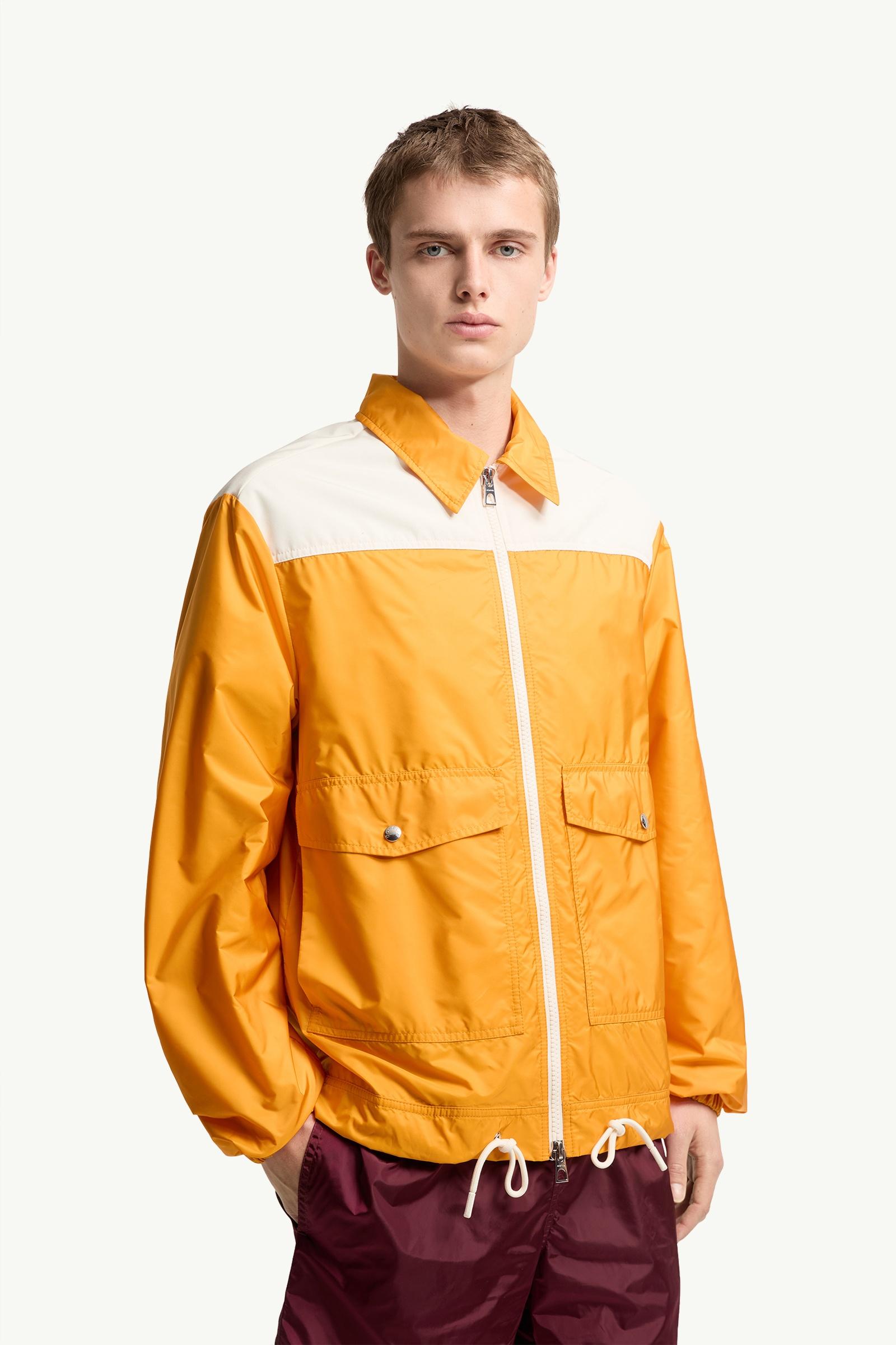 Yellow Dirillo Shirt Jacket - Windbreakers & Raincoats for Men