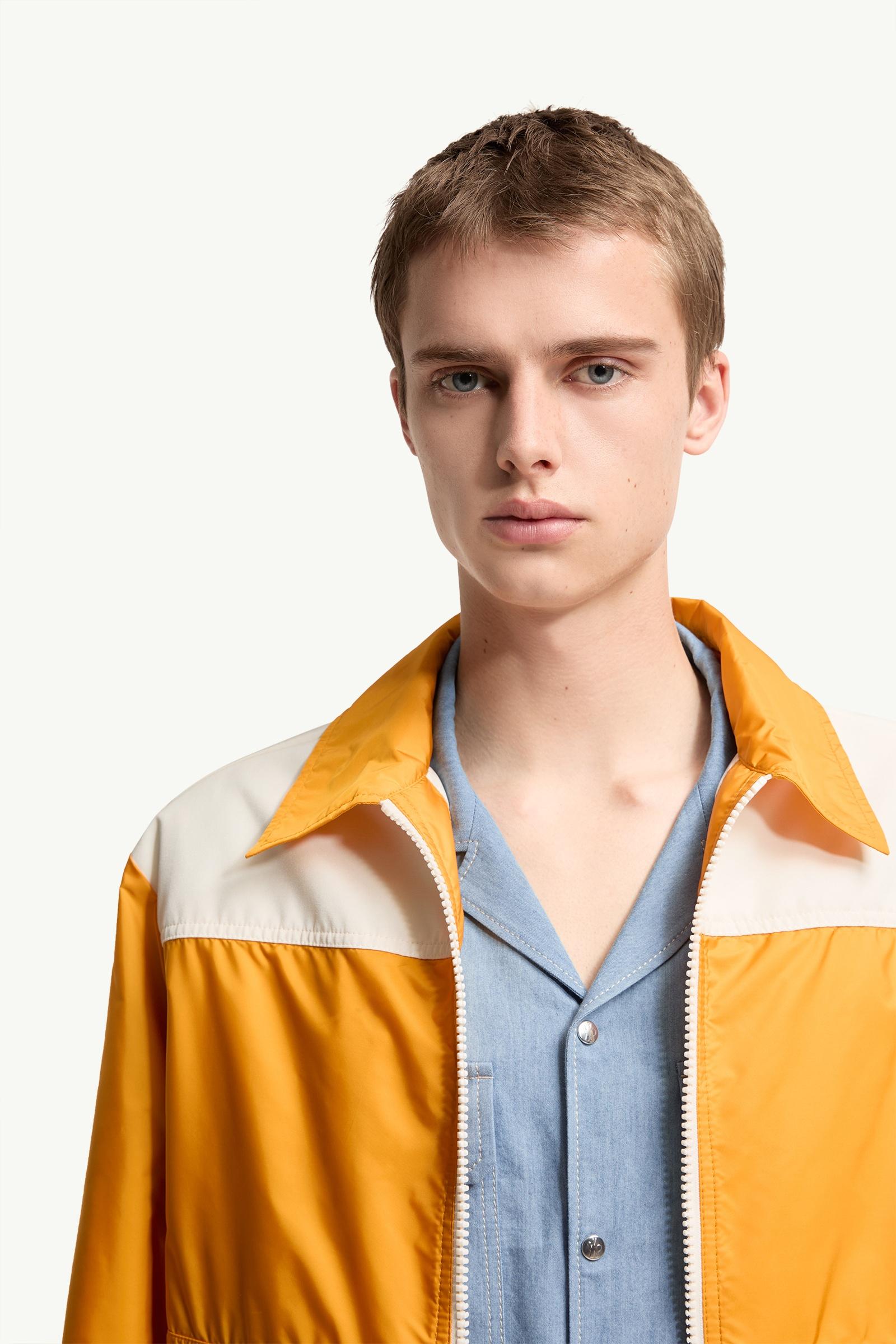 Yellow Dirillo Shirt Jacket - Windbreakers & Raincoats for Men