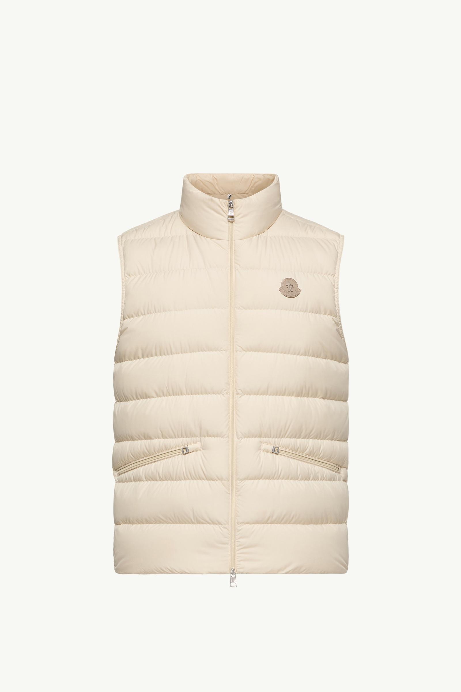 Ochre Yellow Lechtal Down Vest - Vests for Men | Moncler US