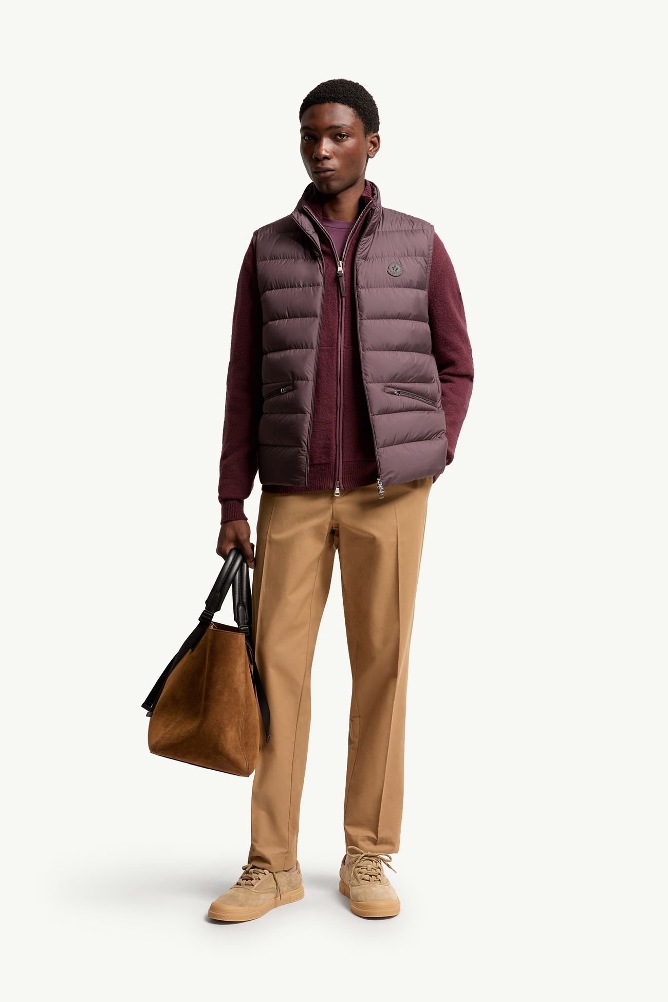 Lechtal Daunenweste Herren Traubenrot Moncler 0