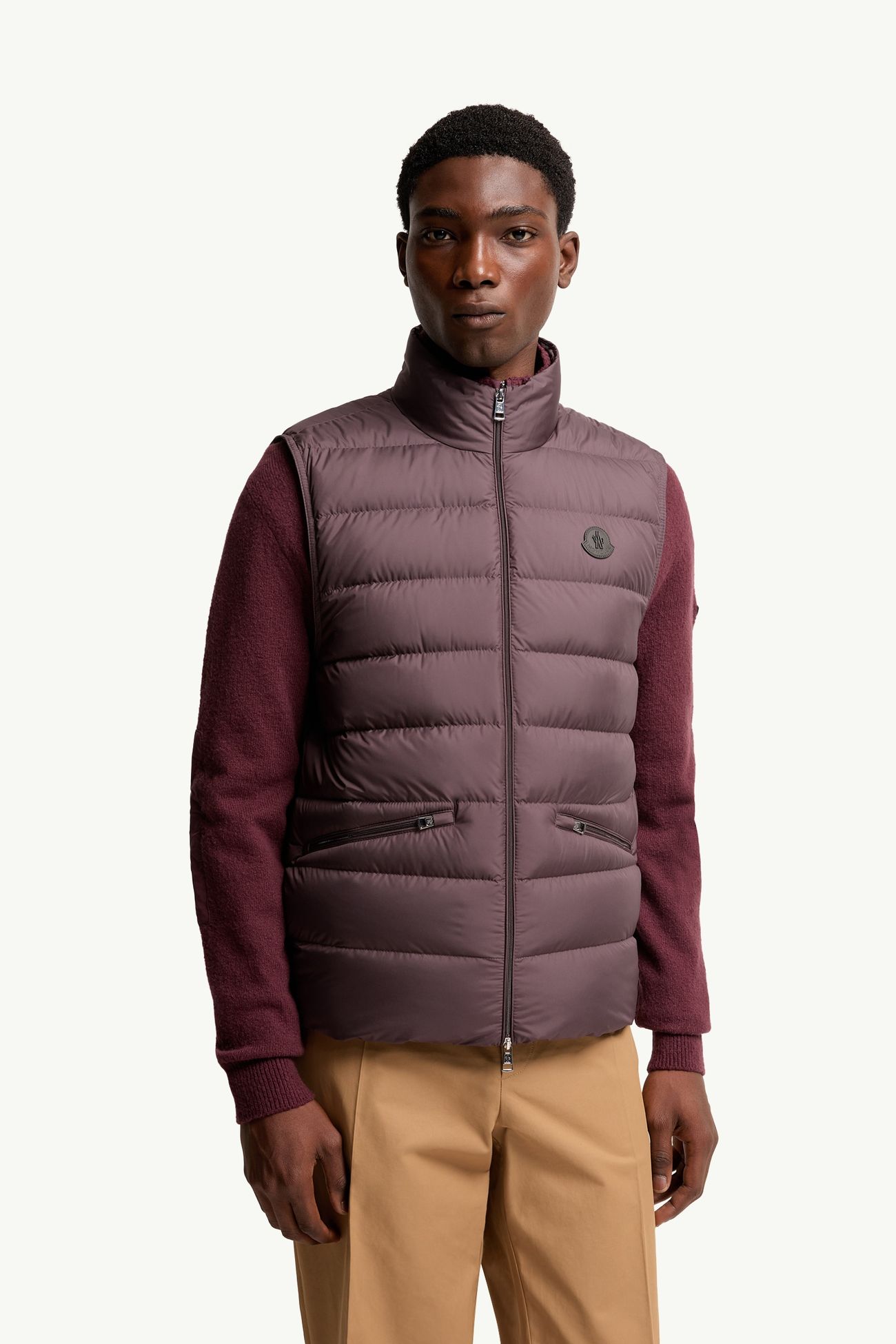 Doudoune sans manches Lechtal Hommes Rouge Raisin Moncler 3