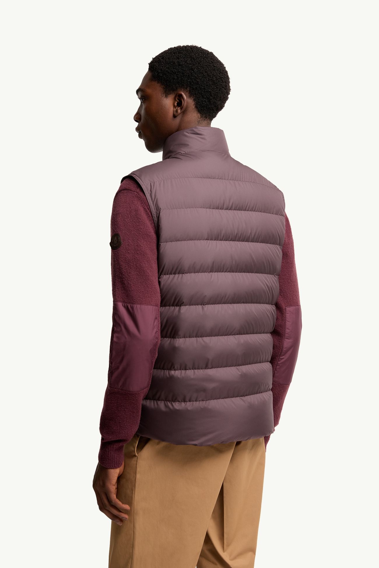 Chaleco plumífero Lechtal Hombre Rojo uva Moncler 4