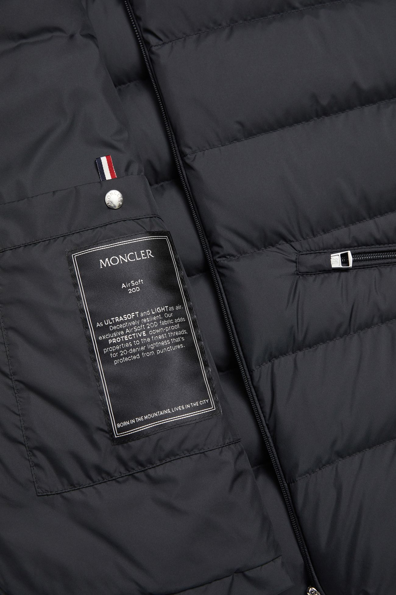 Chaleco plumífero Lechtal Hombre Negro Moncler 7