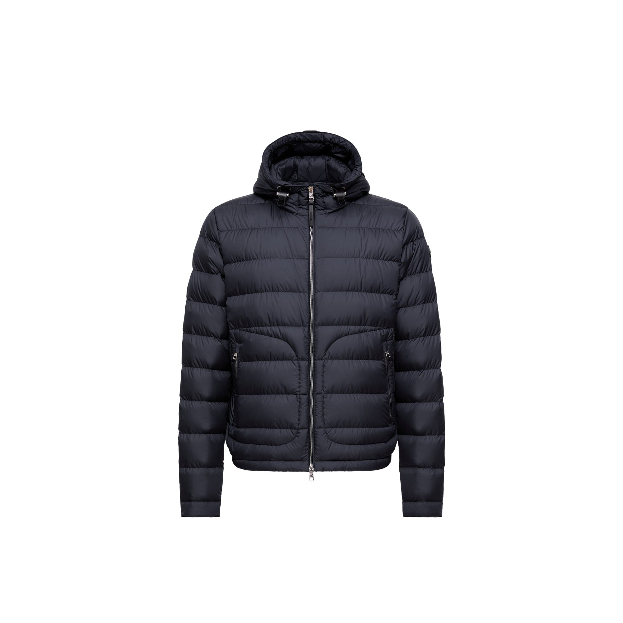 Moncler   Sestriere Hooded Short Down Jacket for Men in Blue, Size: 36