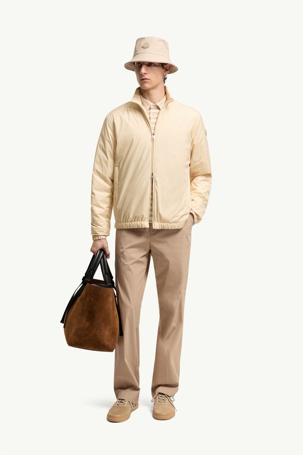 Berre kurze Daunenjacke Herren Ockergelb Moncler 0