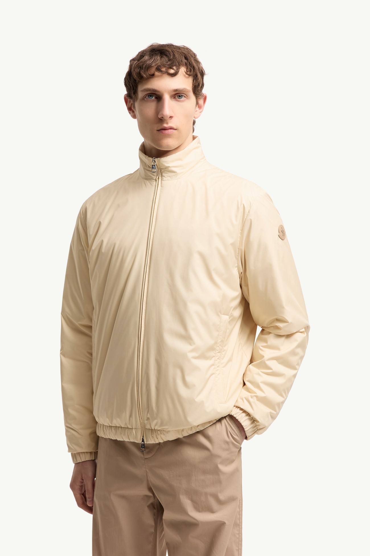 Berre Short Down Jacket Men Ochre Yellow Moncler 3