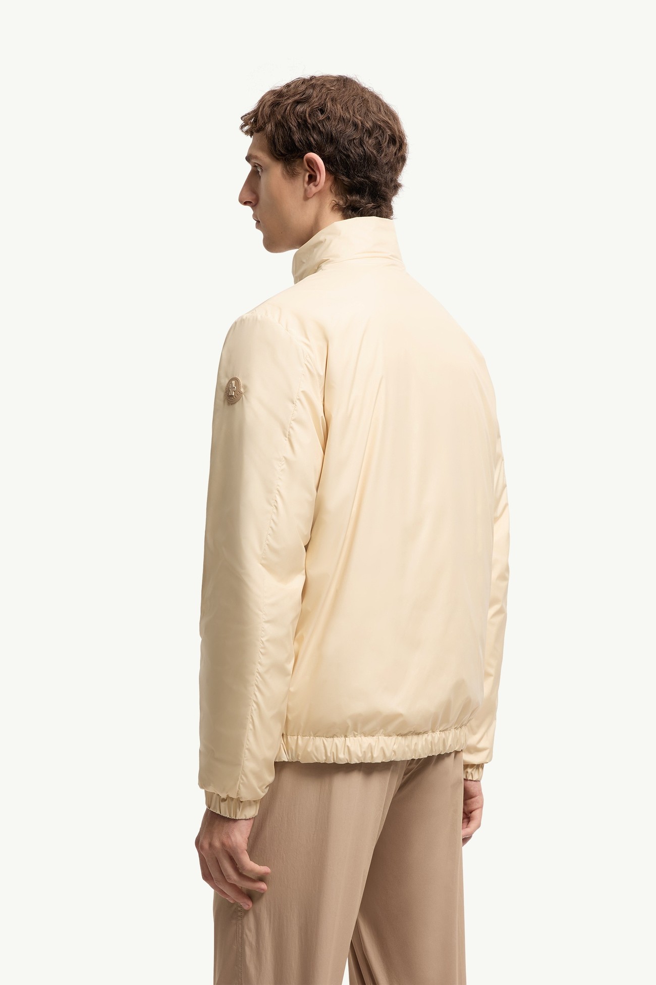 Berre Short Down Jacket Men Ochre Yellow Moncler 4