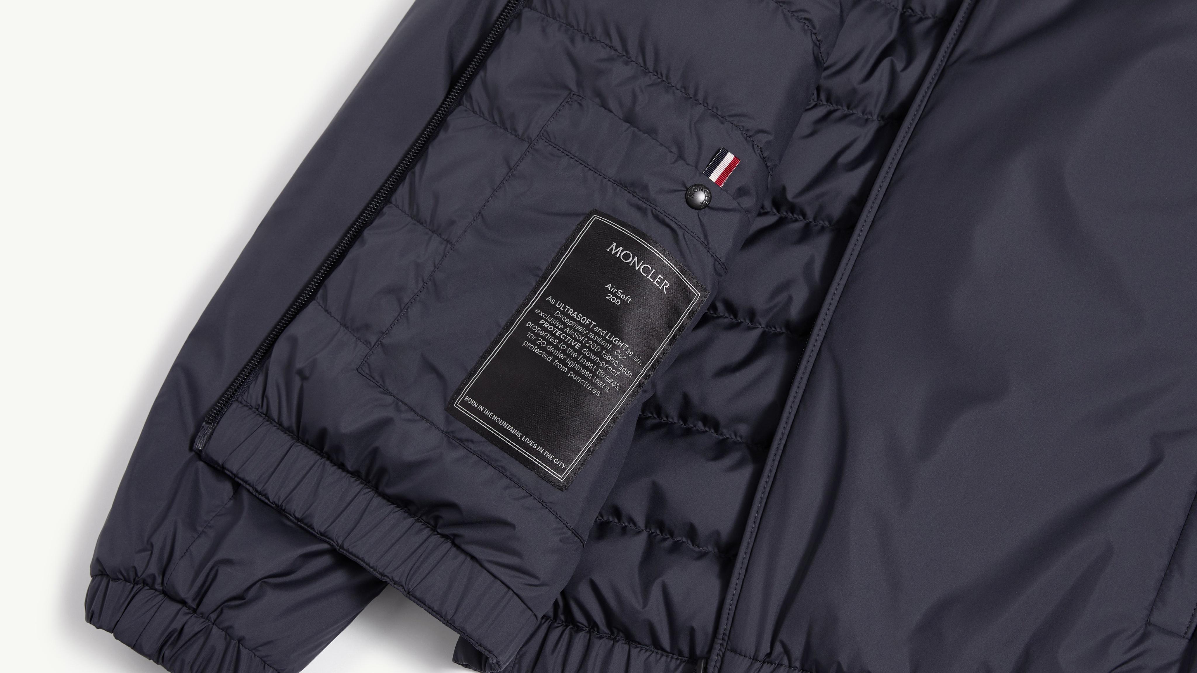 Dark Blue Berre Short Down Jacket - All Down Jackets for Men