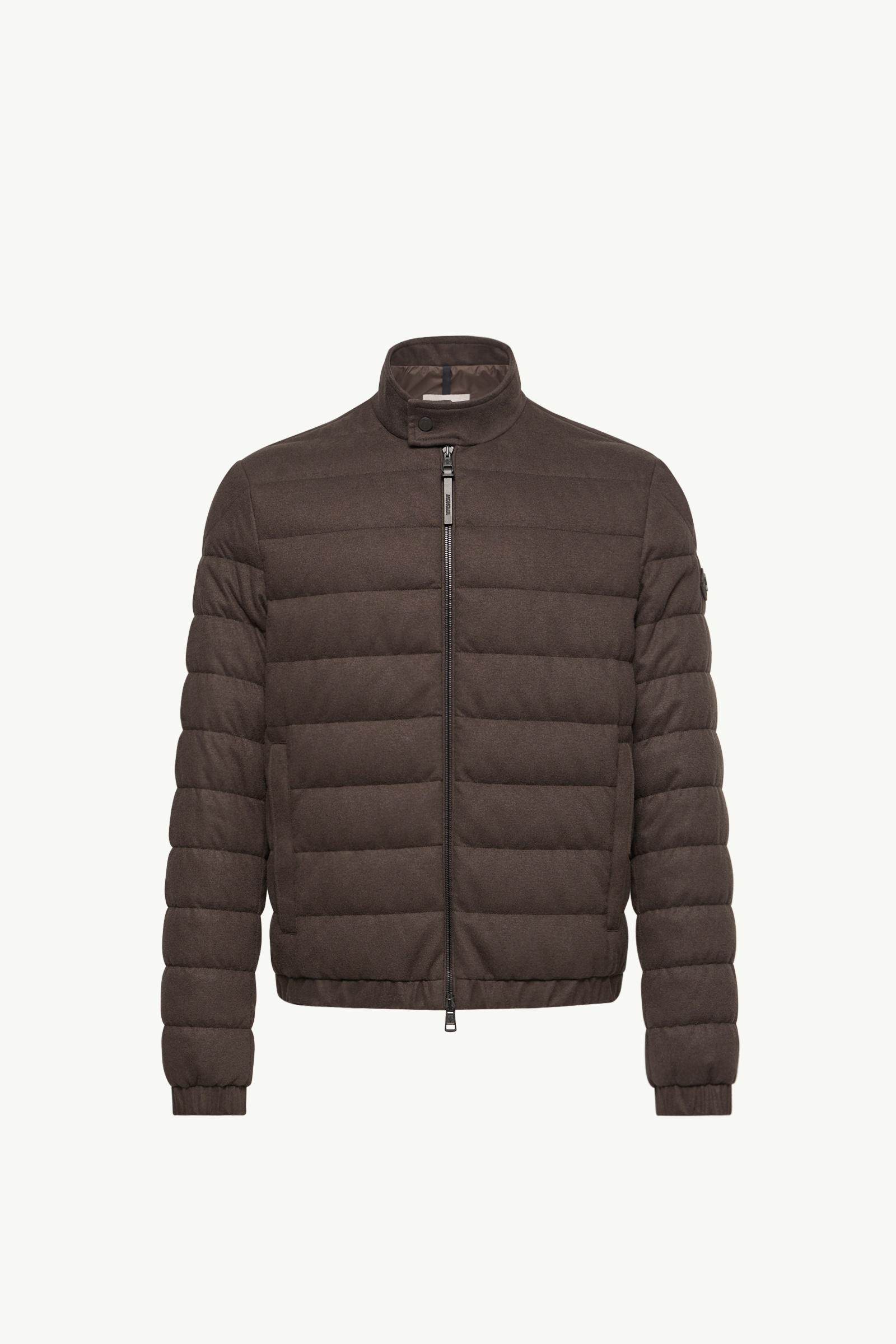 Plumífero corto de mezcla de cachemira Luray Hombre Marrón Moncler