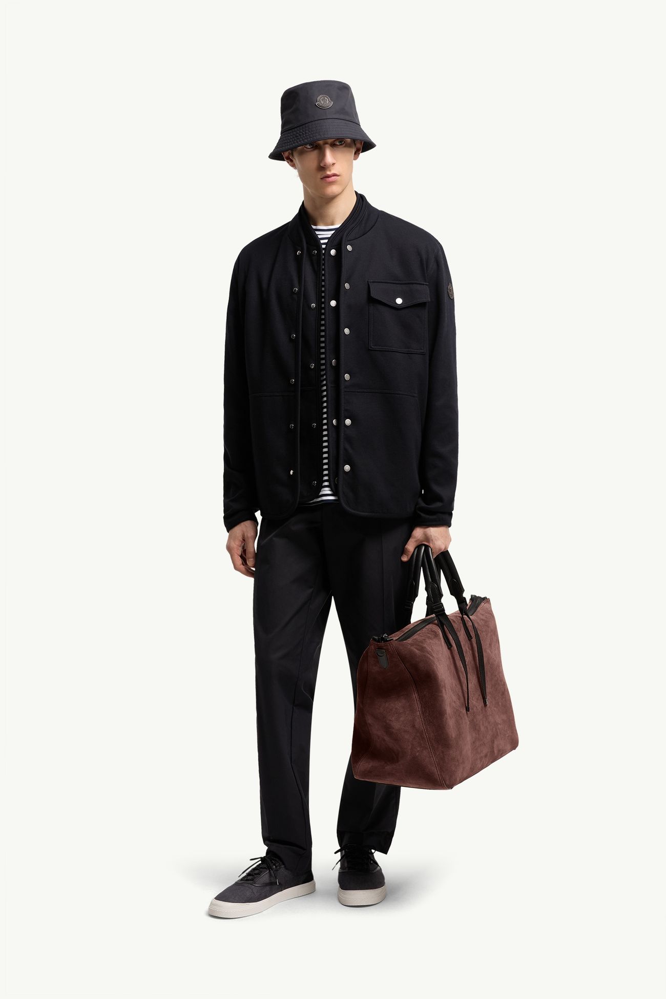 Chaqueta camisera Bandelier Hombre Azul oscuro Moncler 0