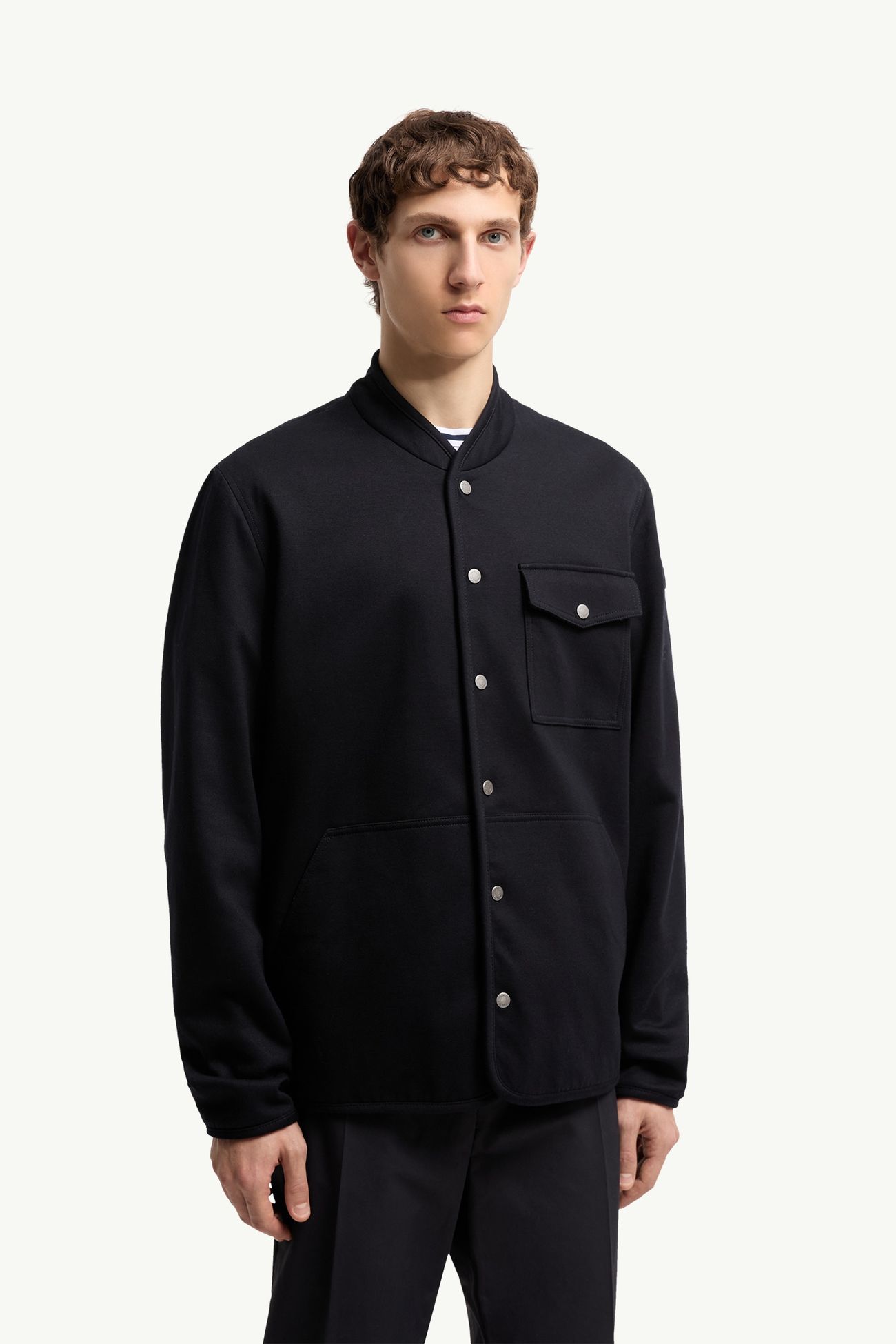 Bandelier Shirt Jacket Men Dark Blue Moncler 3