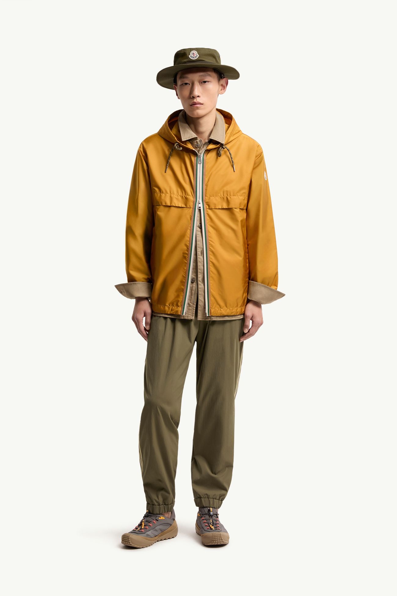 Giacca con cappuccio Nidge Uomo Giallo Moncler 0