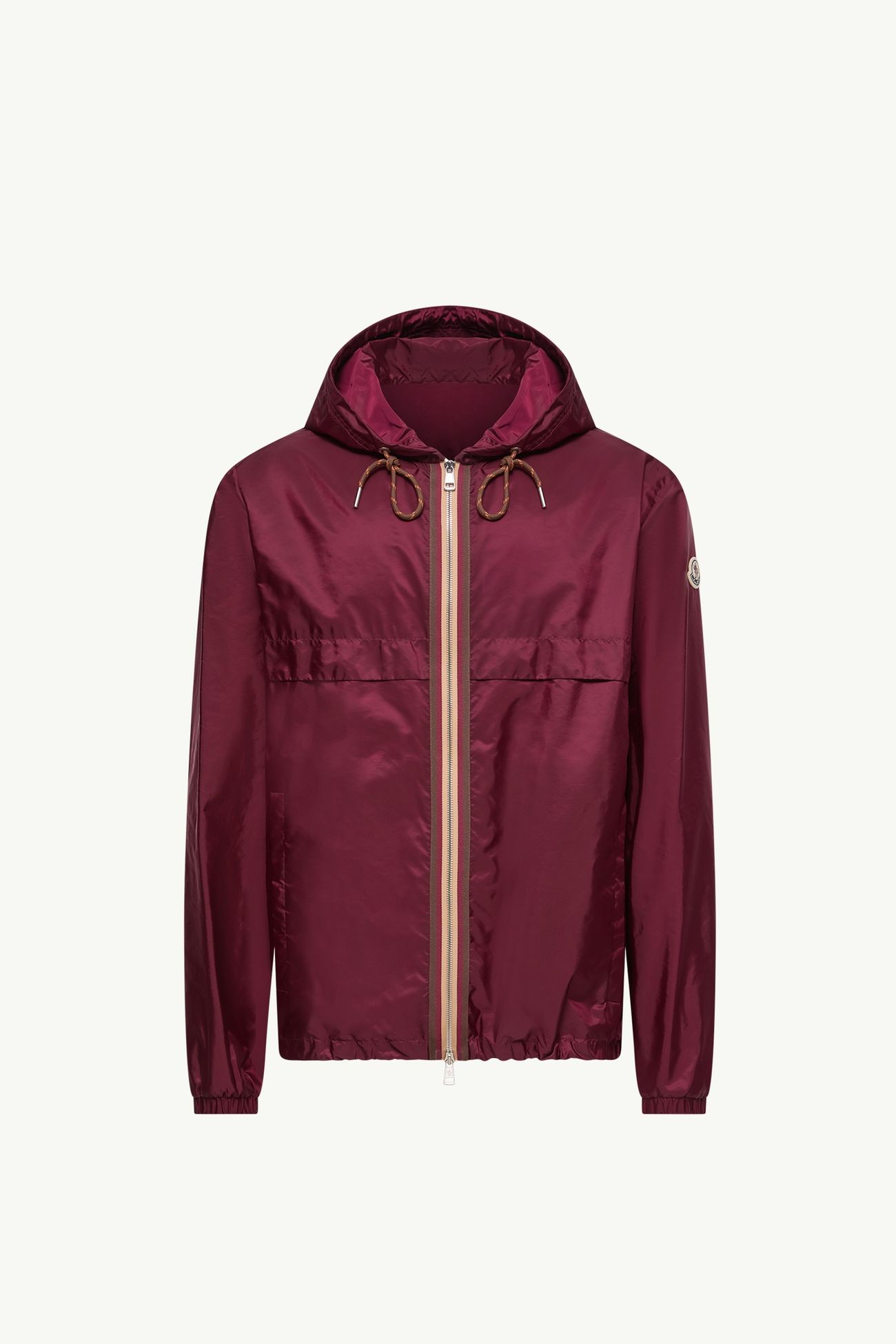 Nidge Hooded Jacket Men Burgundy Moncler 2