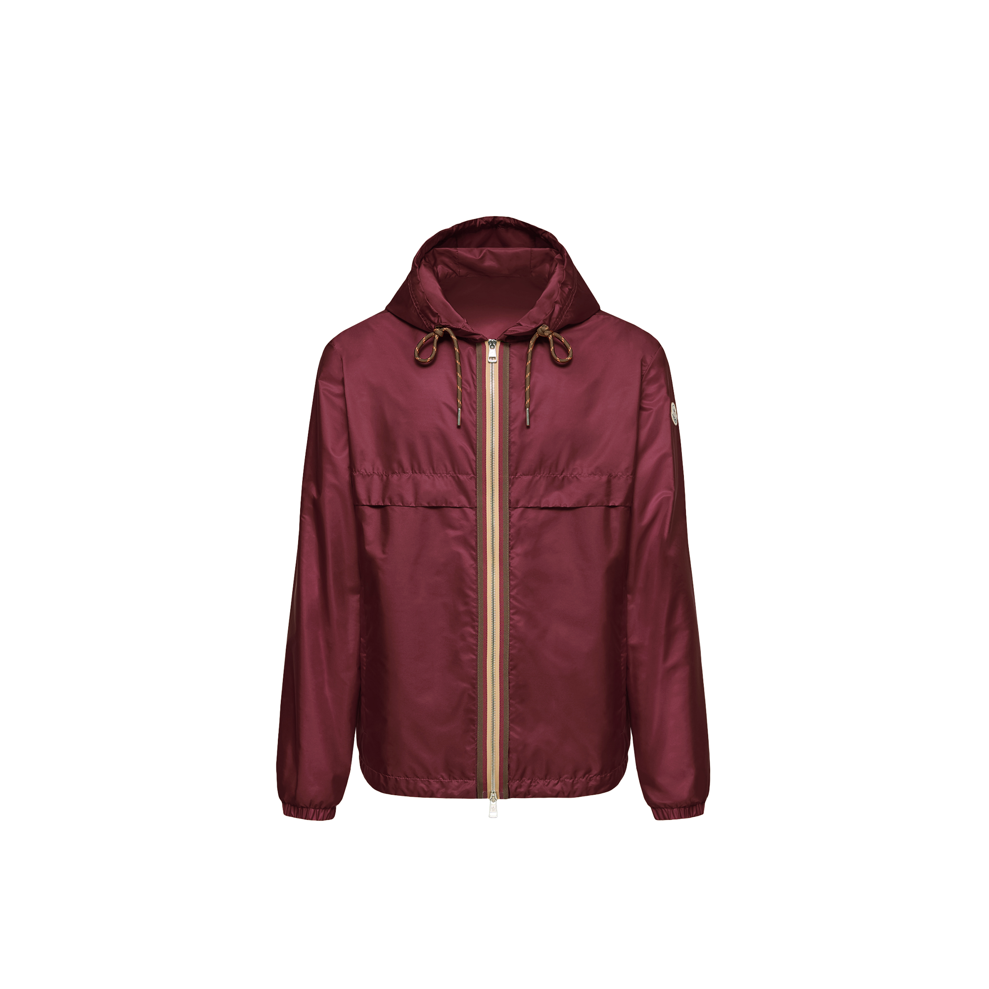 Moncler   Nidge Hooded Jacket for Men in Red, Size: 38