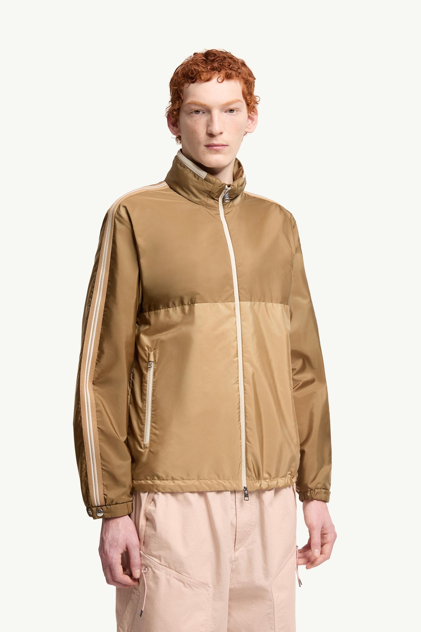 Beige Morenc Hooded Jacket - Windbreakers & Raincoats for Men