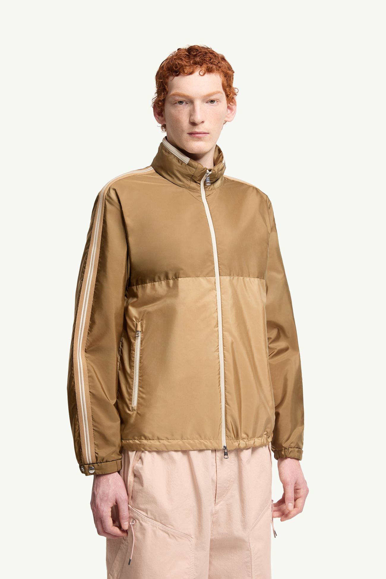 Morenc男士连帽风衣夹克外套 男士 米色 Moncler 3