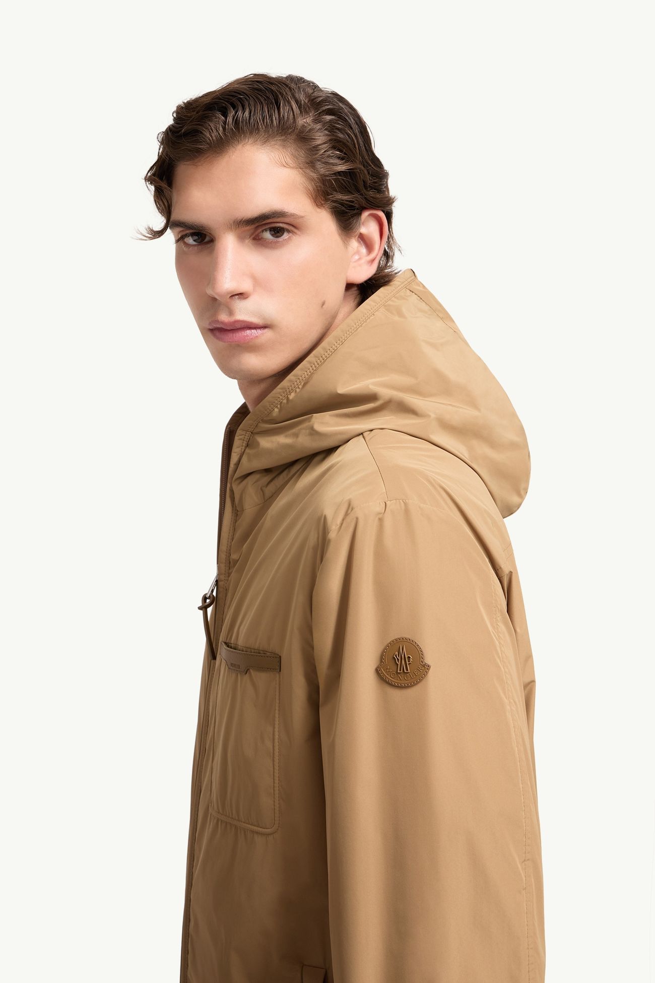 Coupe-vent Gascoyne à capuche Hommes Beige Moncler 1