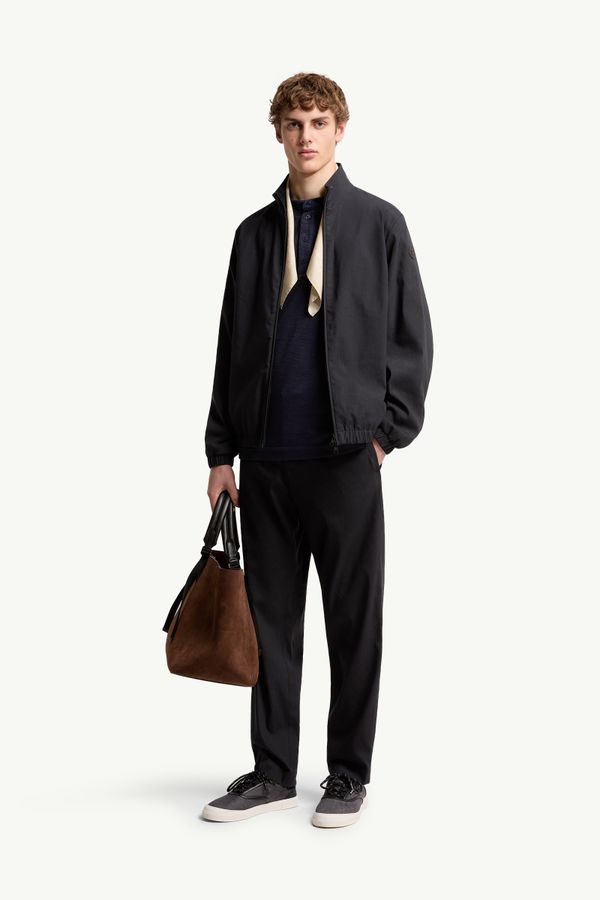 Coupe-vent Bonavent en lin mélangé Hommes Bleu marine Moncler 0