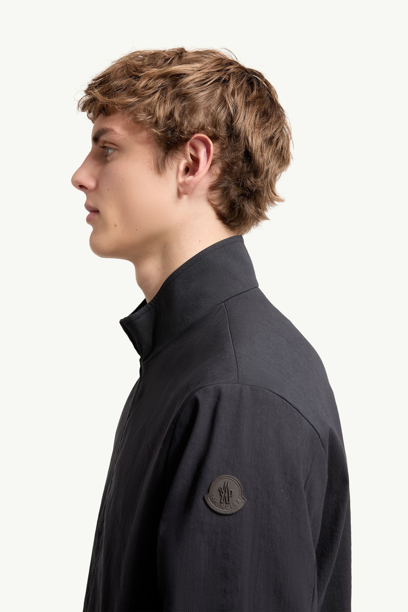 Bonavent男士亚麻混纺风衣夹克外套 男士 海军蓝色 Moncler 1