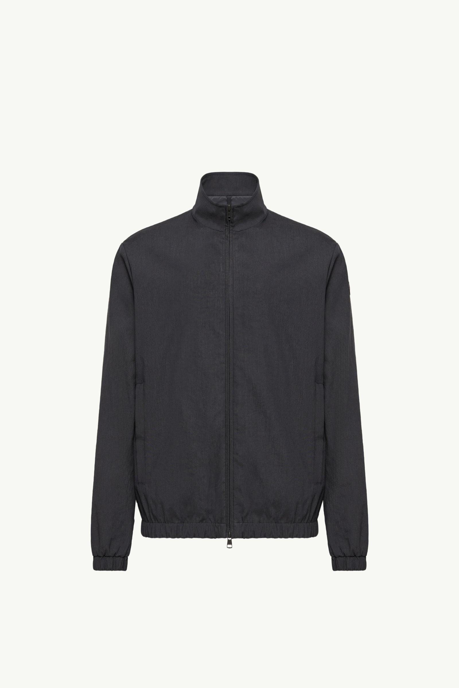 Bonavent Linen Blend Windbreaker Men Navy Blue Moncler, 1 of 0