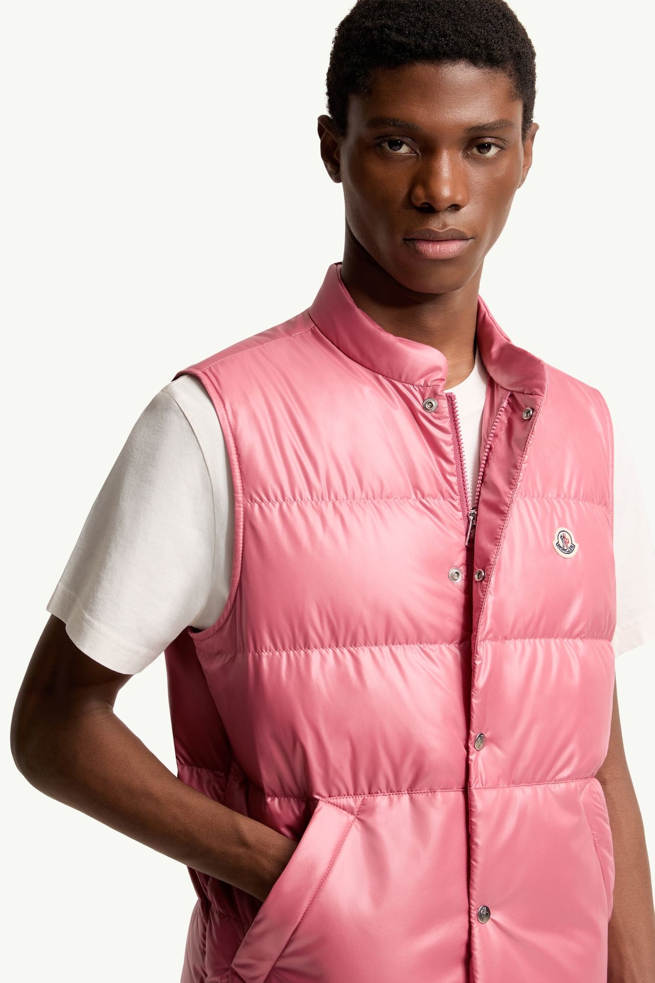 Restigo ベスト メンズ ブライトピンク Moncler 5