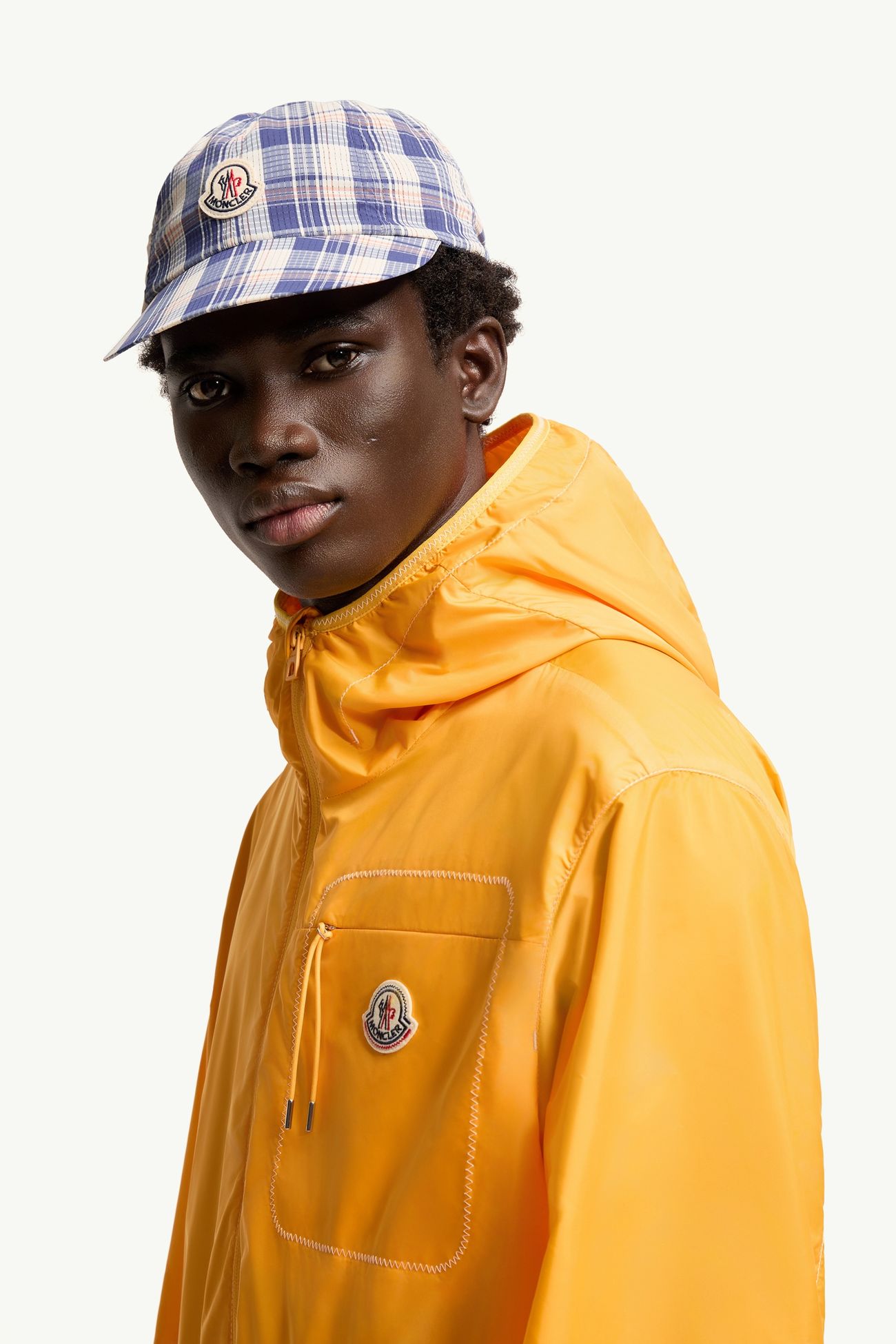 Terche Kapuzen-Windjacke Herren Gelb Moncler 1