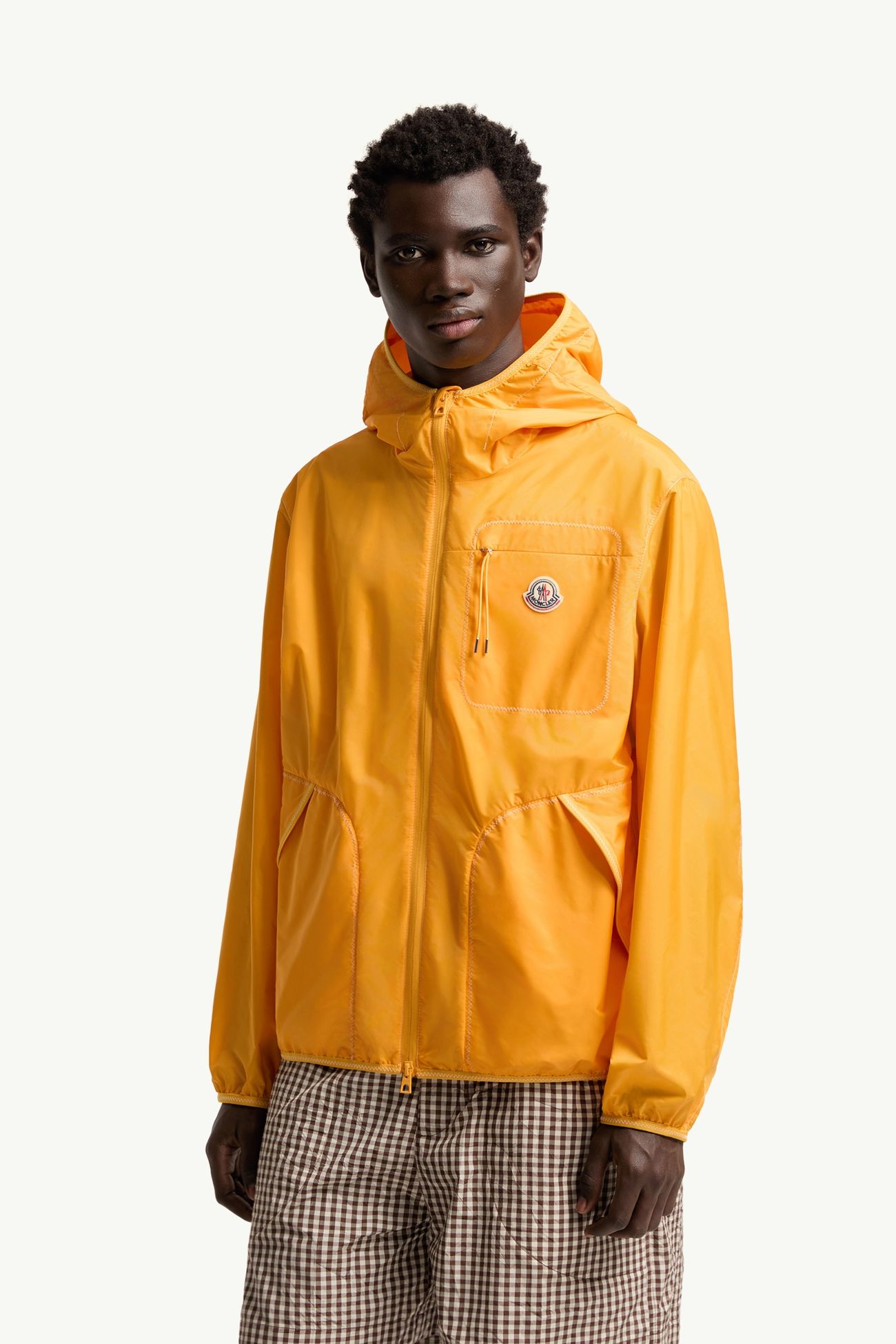 Terche Kapuzen-Windjacke Herren Gelb Moncler 3