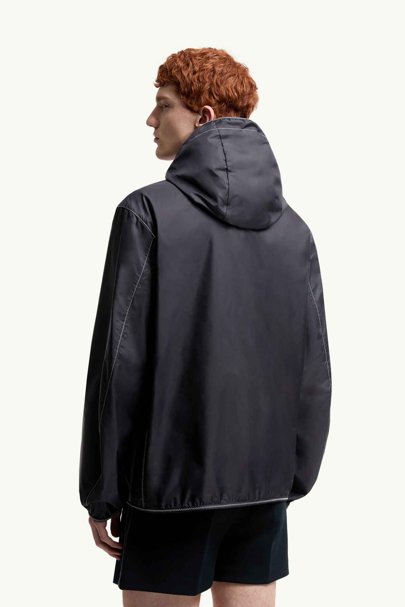 Terche男士连帽风衣夹克外套 男士 午夜蓝 Moncler 4