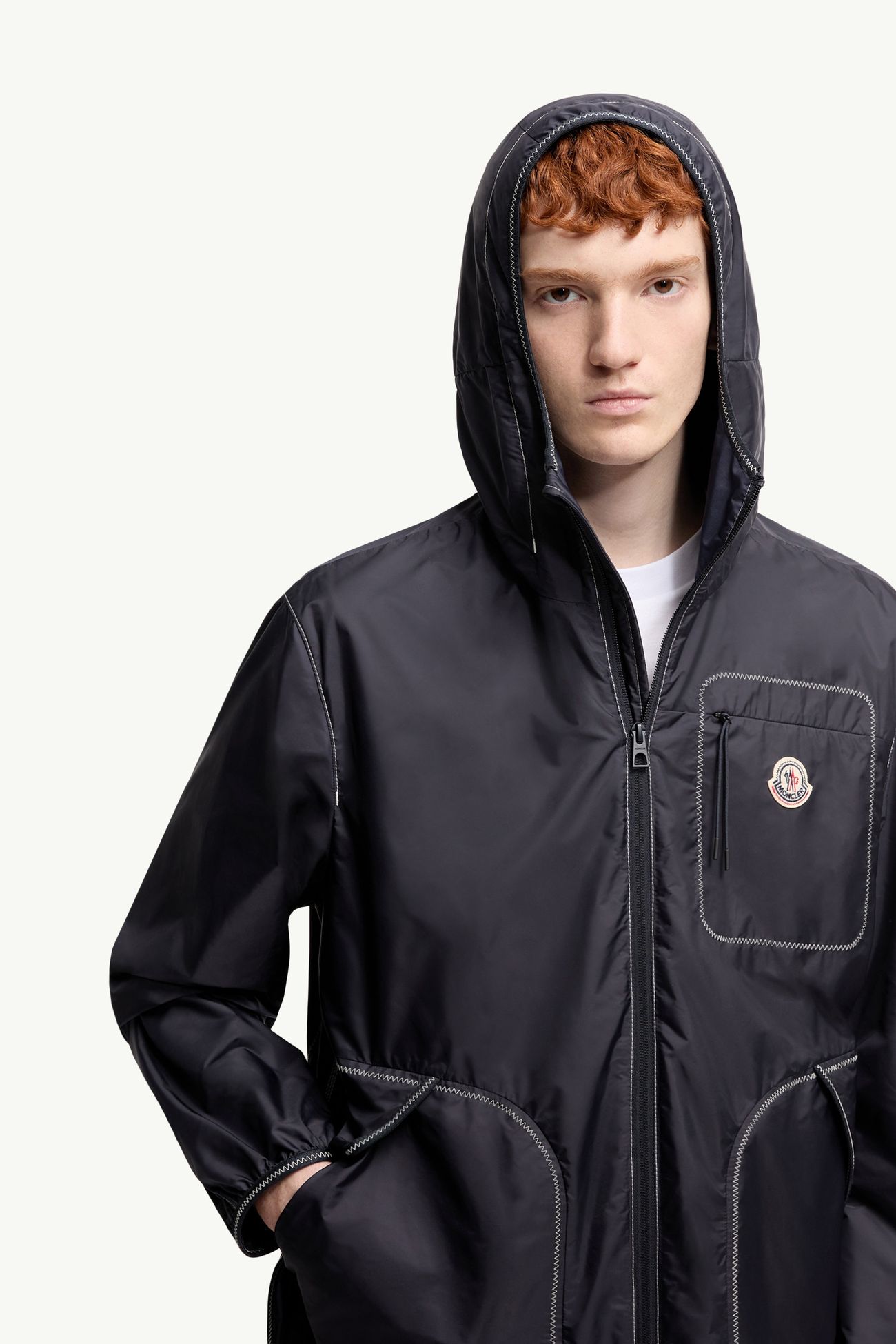 Giacca con cappuccio Terche Uomo Blu Notte Moncler 5