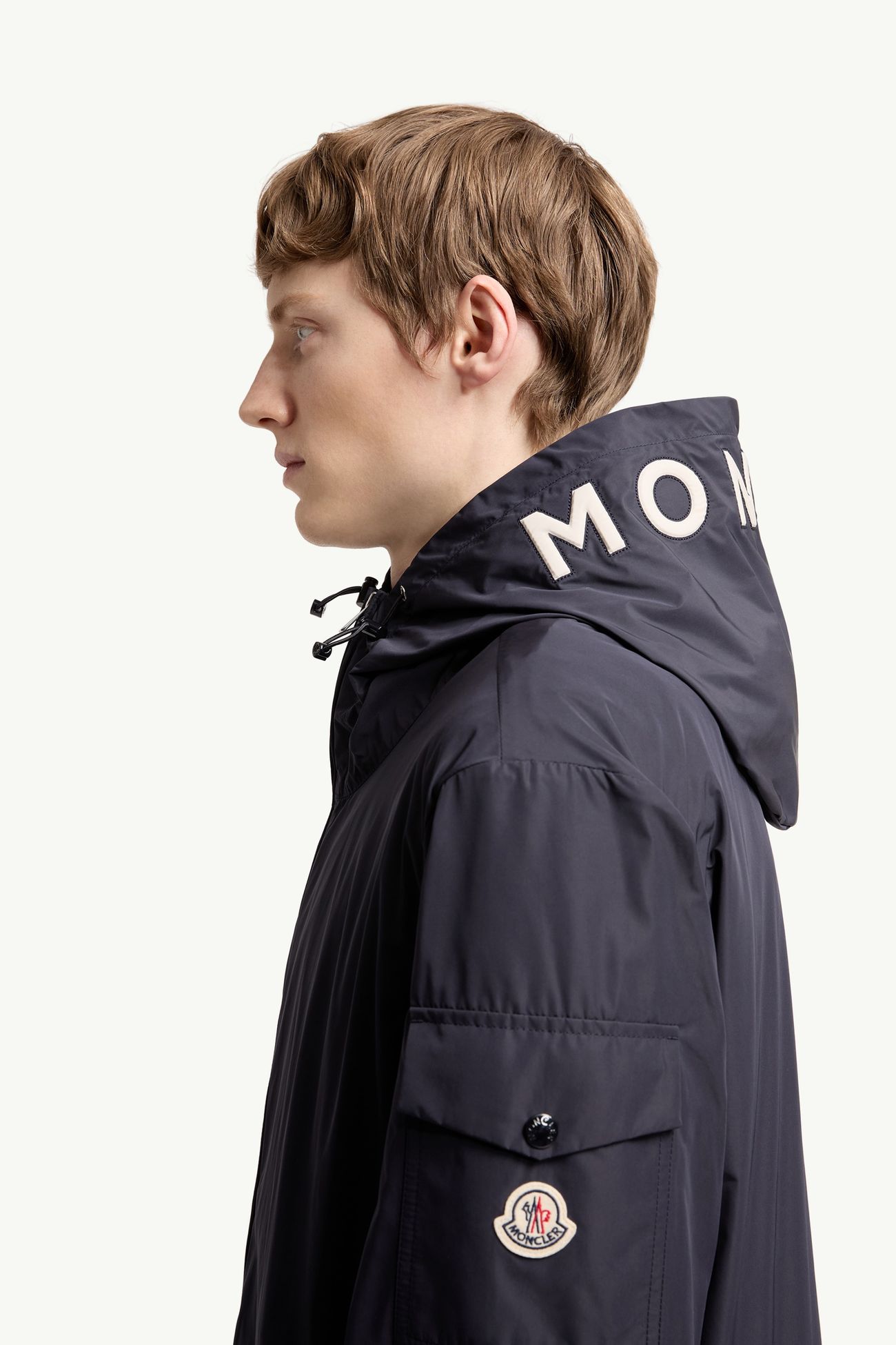 Sassière連帽外套 男士 海軍藍色 Moncler 1
