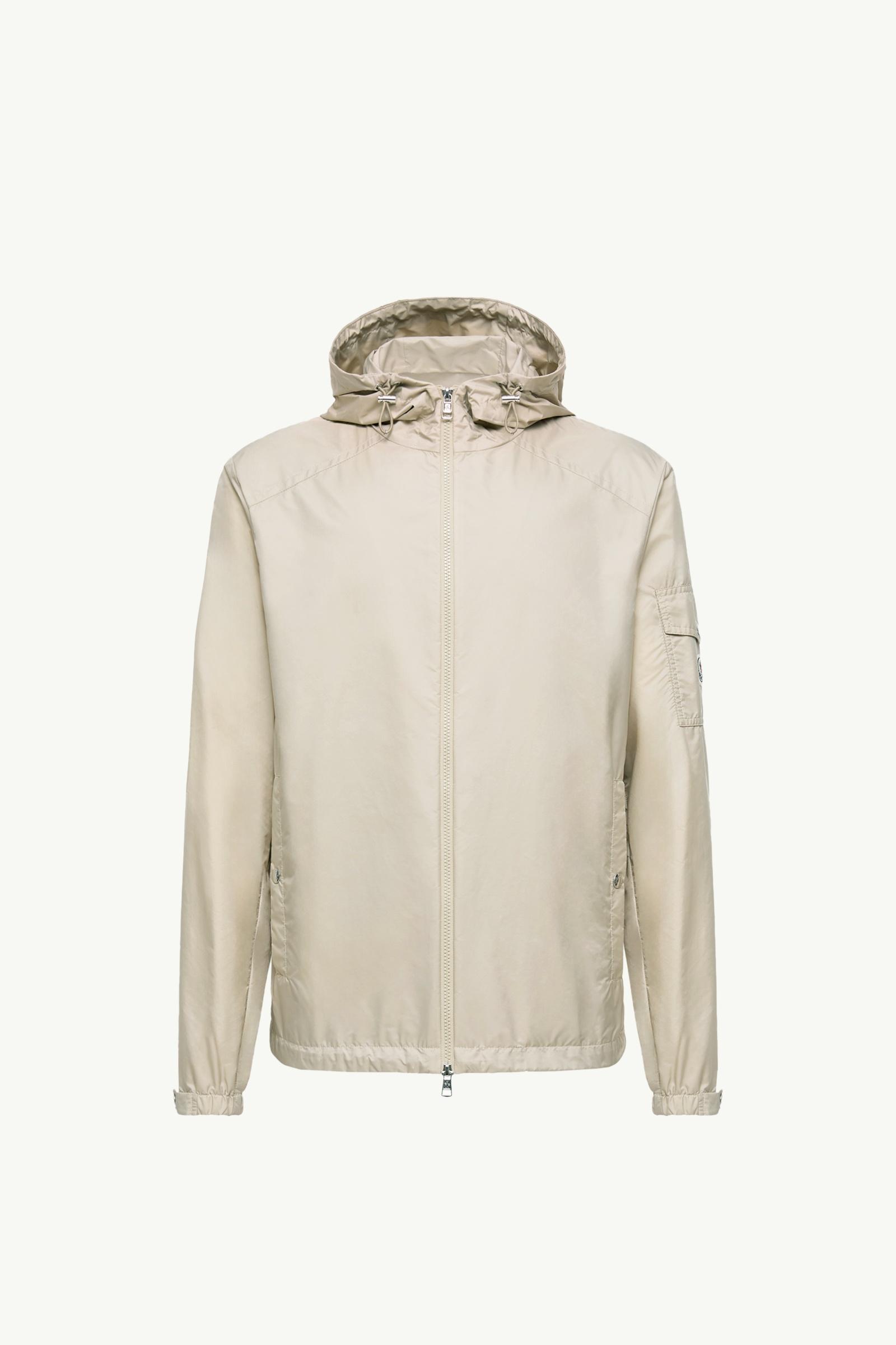 Etiache Hooded Rain Jacket Men Light Beige Moncler
