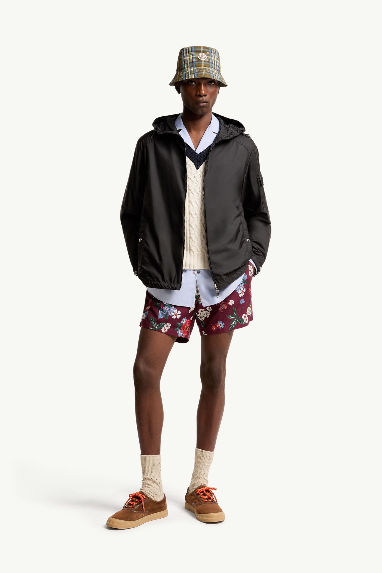 Etiache Kapuzenjacke Herren Schwarz Moncler 0