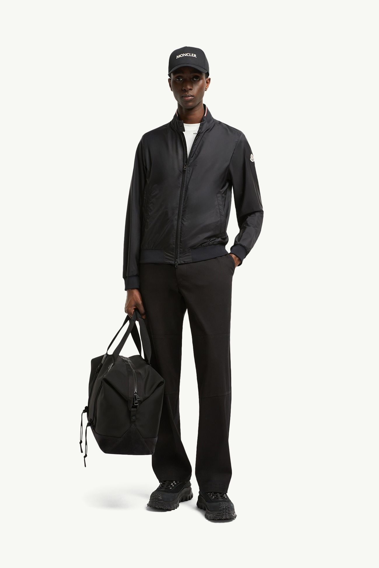 Reppe Regenjacke Herren Schwarz Moncler 0