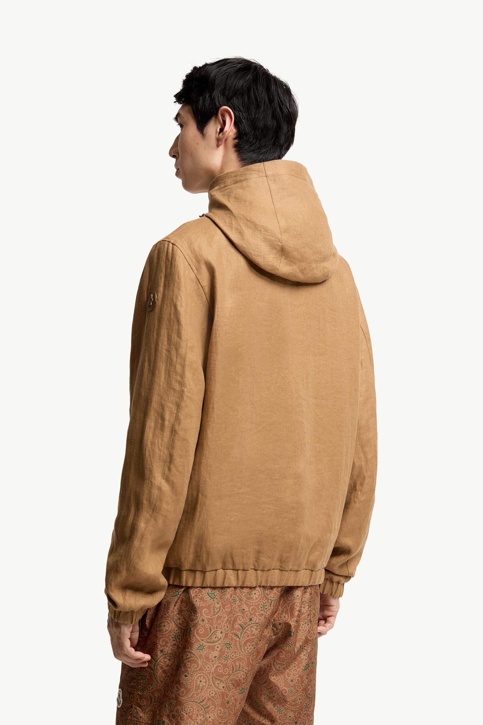 Light Brown Duguay Reversible Hooded Jacket - Windbreakers