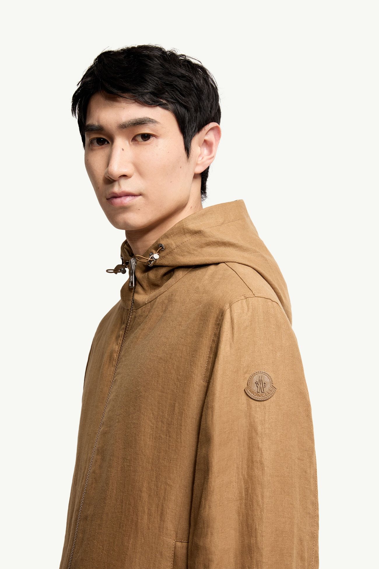 Duguay wendbare Kapuzenjacke Herren Hellbraun Moncler 6