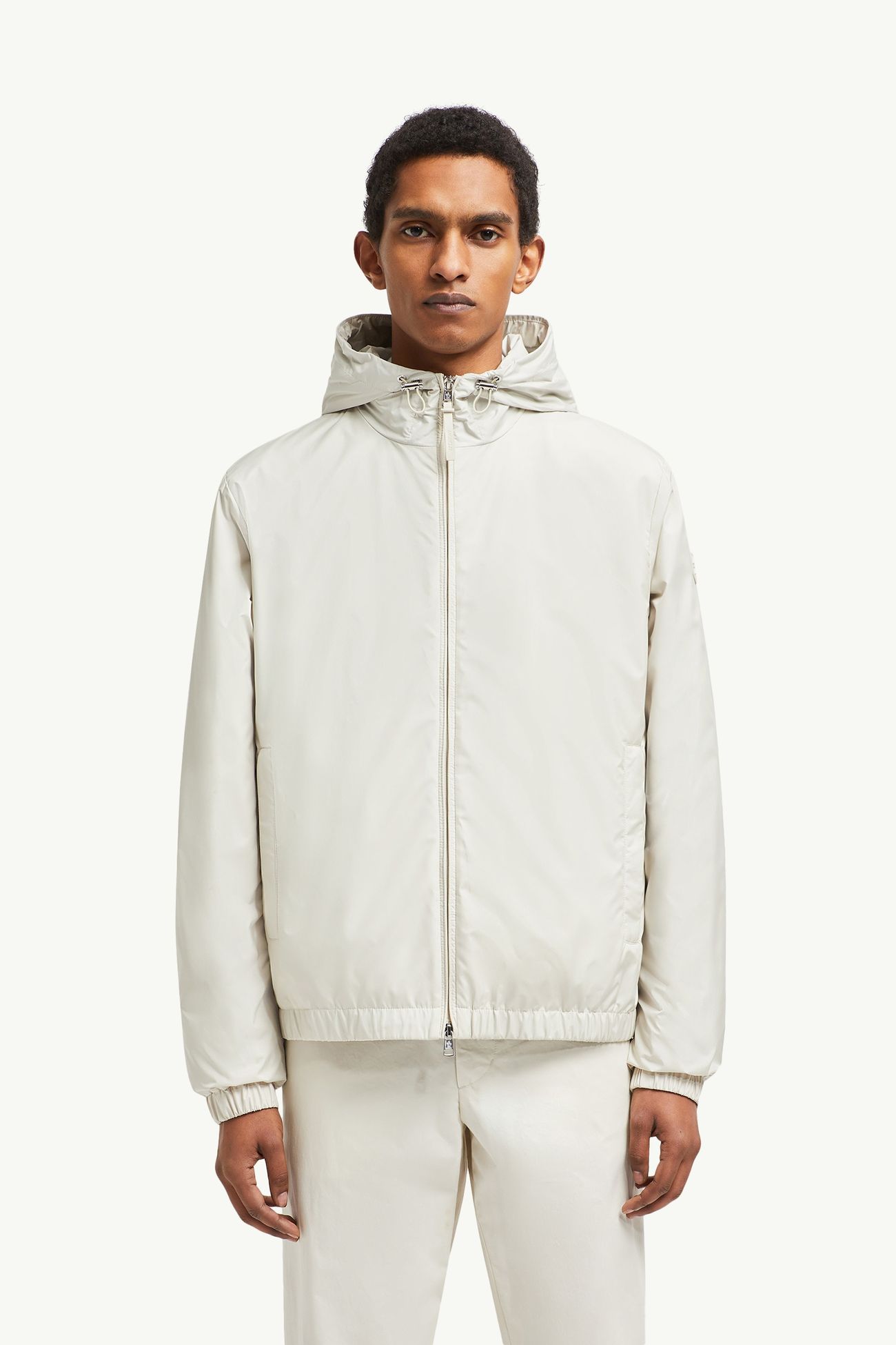 Giacca con cappuccio Domene Uomo Bianco Avorio Moncler 3