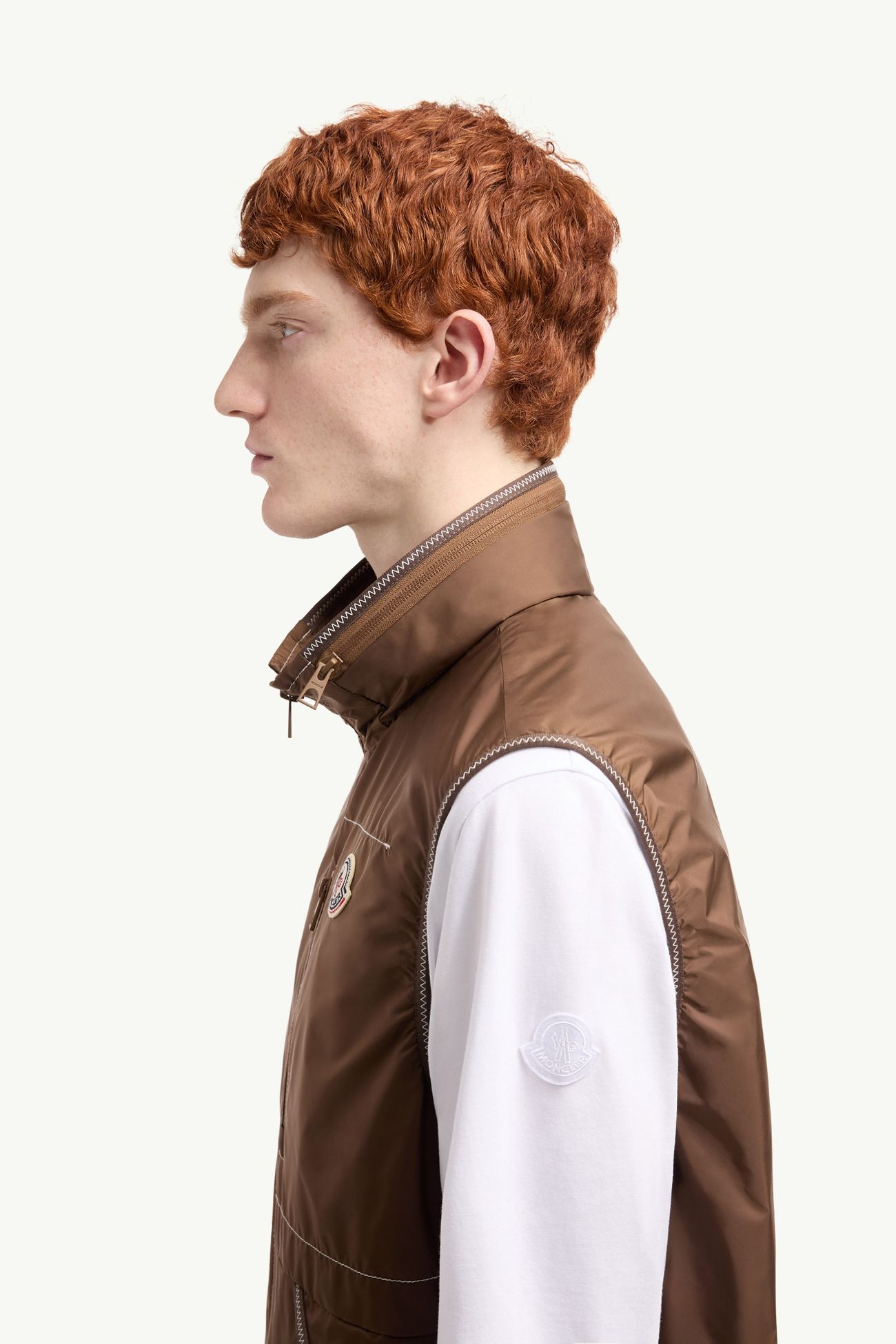 Ansiei Weste Herren Hellbraun Moncler 1