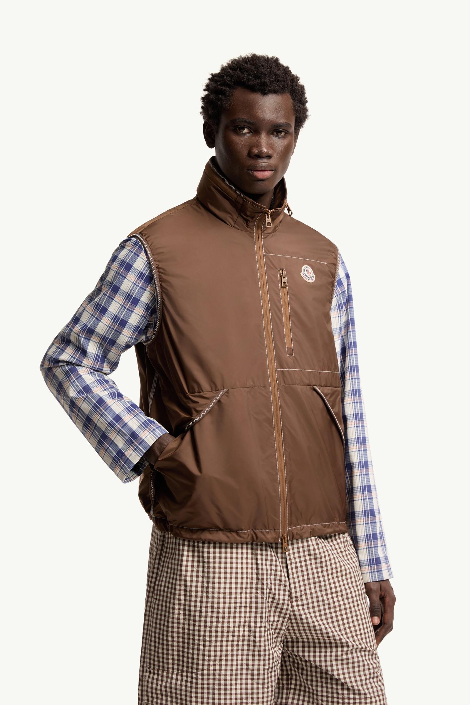 Light Brown Ansiei Vest - Vests for Men | Moncler US