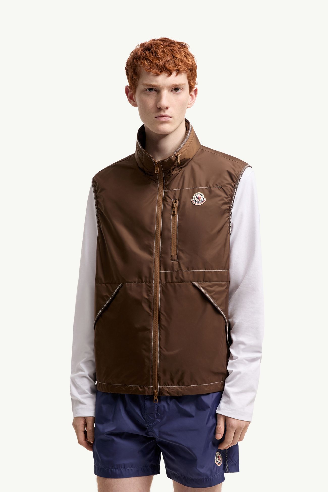 Ansiei男士马甲 男士 浅棕色 Moncler 3