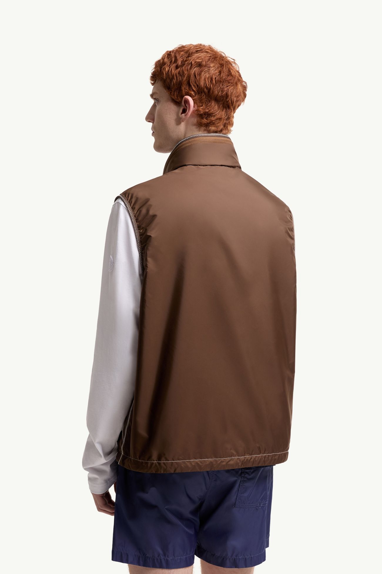 Ansiei背心 男士 淺啡色 Moncler 4