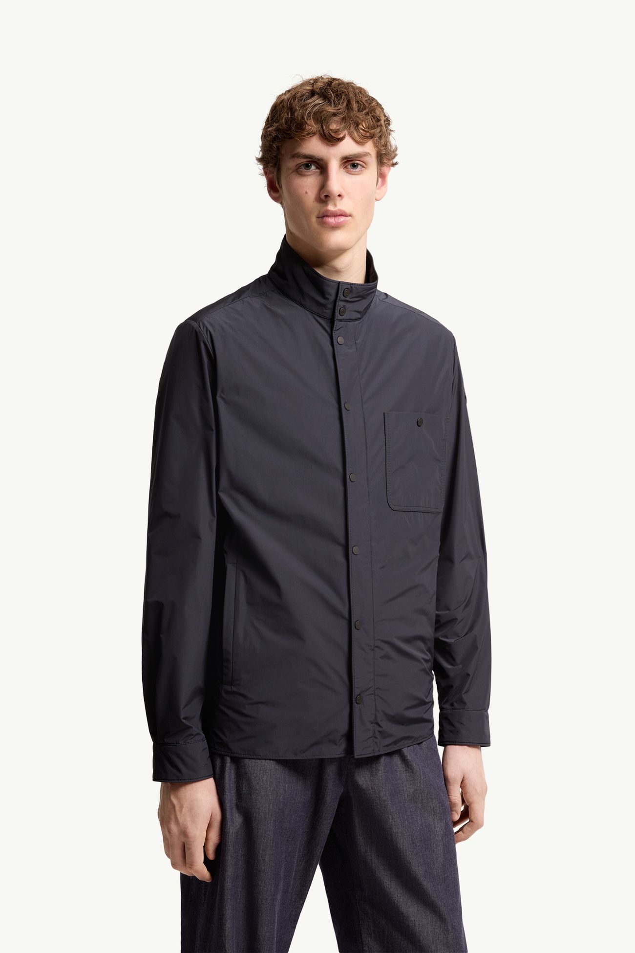 Lascax男士风衣夹克外套 男士 海军蓝色 Moncler 3