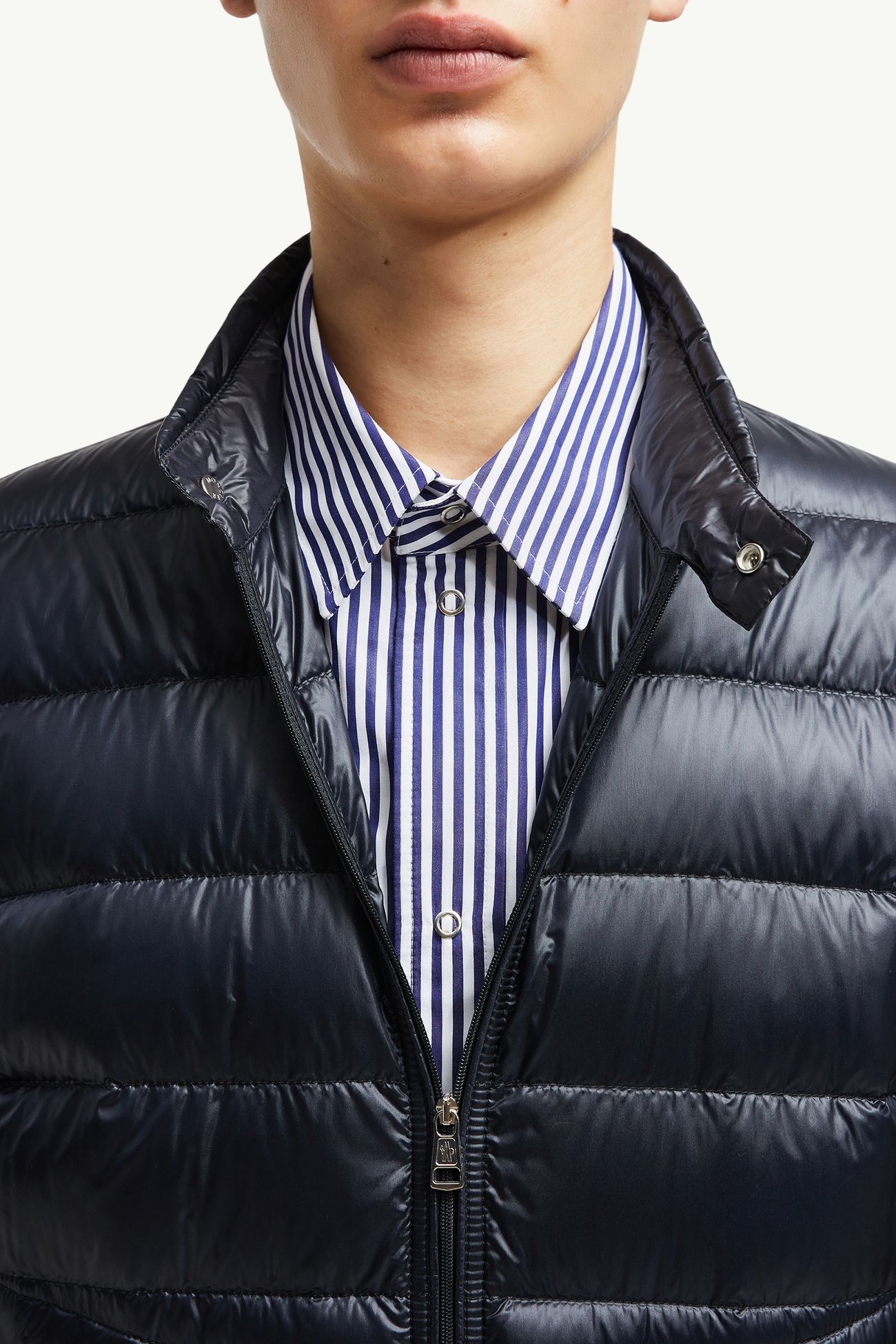 Acorus男士短款羽绒夹克外套 男士 午夜蓝 Moncler 6