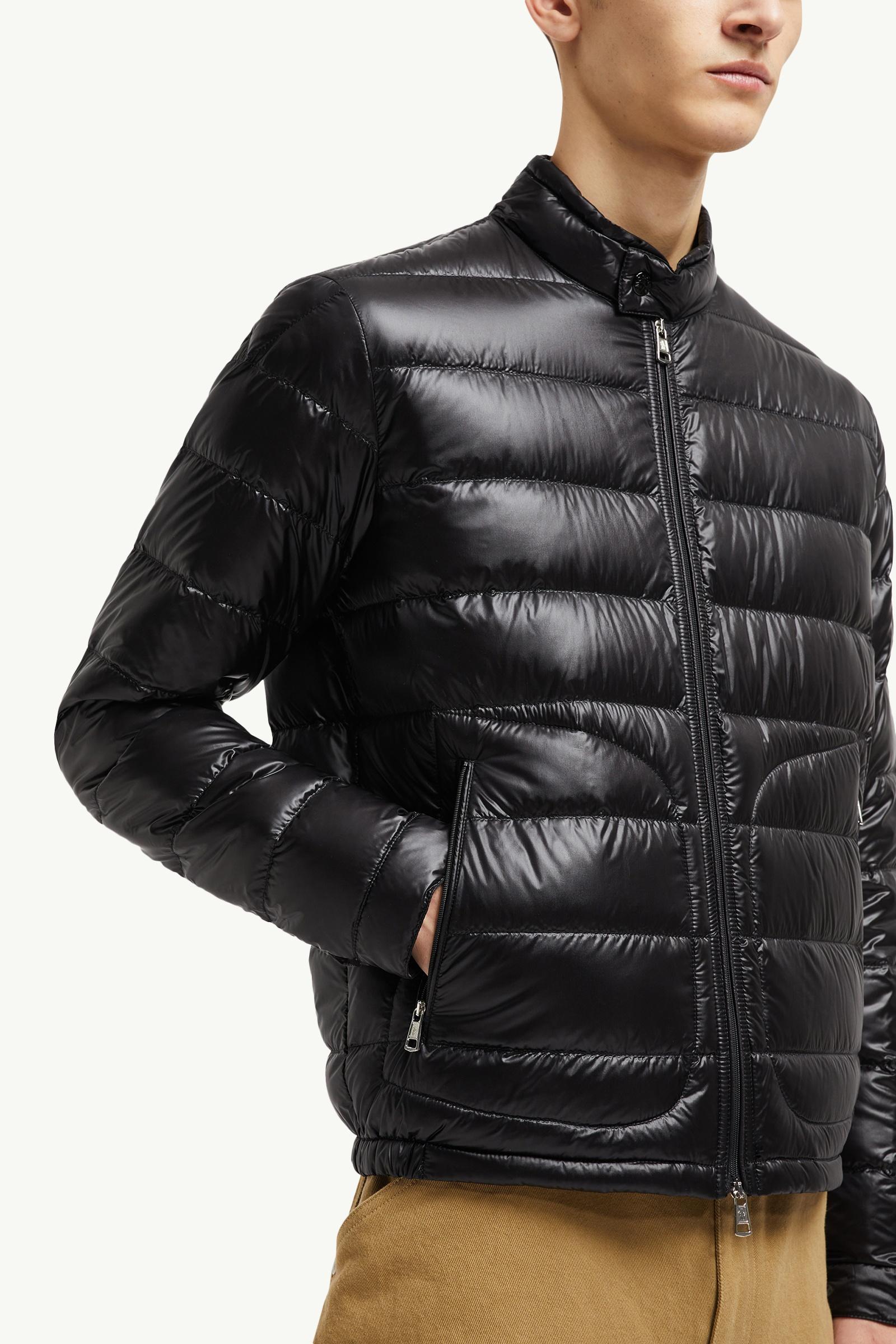 Black Acorus Short Down Jacket - Short Down Jackets for Men