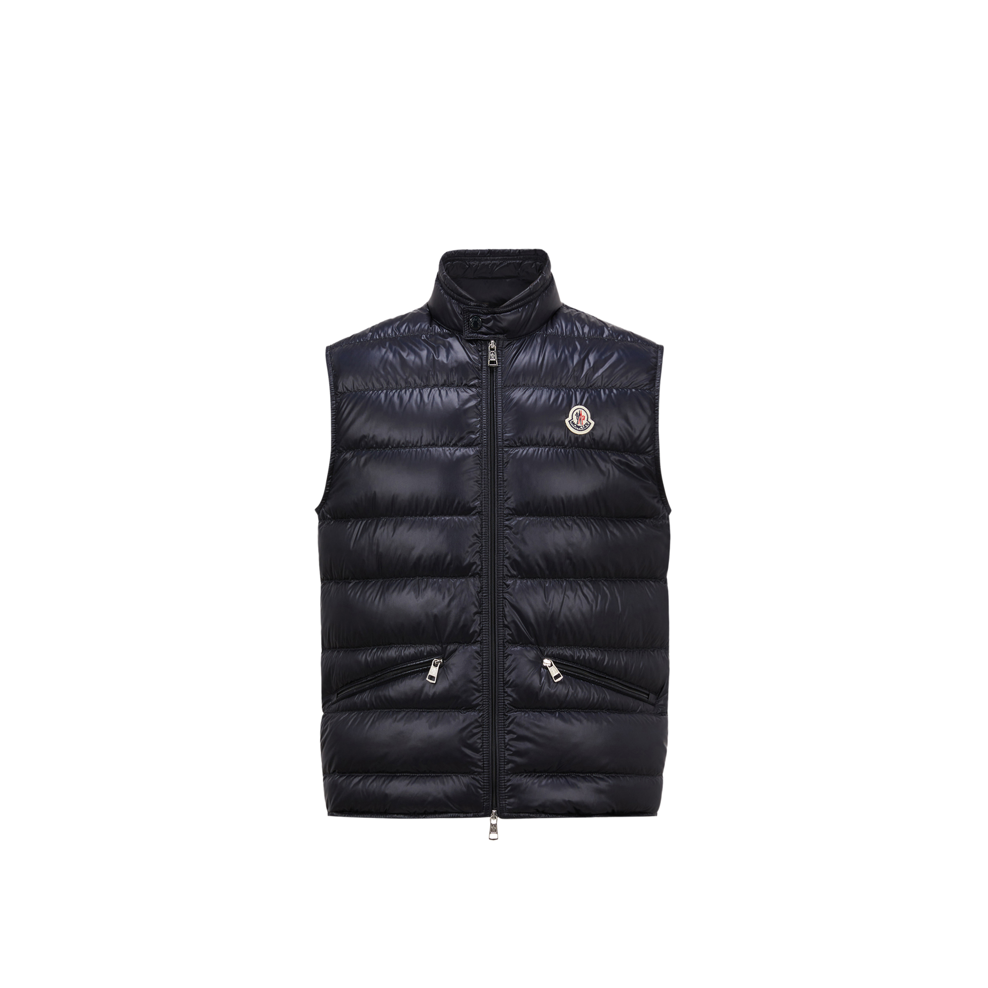 Moncler   Gui Packable Down Gilet for Men in Blue, Size: 42