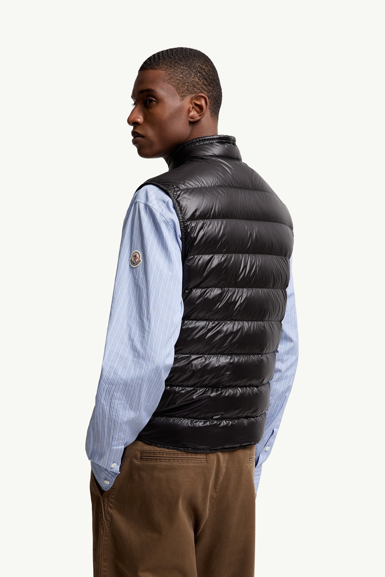 Gui Packable Down Gilet Men Black Moncler 4