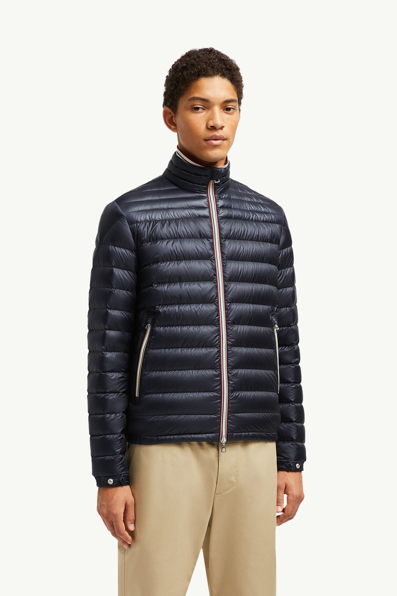 Plumífero corto Daniel Hombre Azul Noche Moncler 3