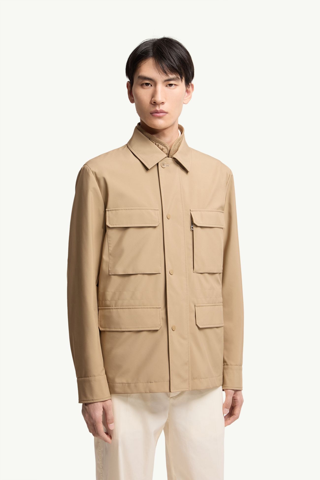 Exmoor男士三合一羽绒户外夹克外套 男士 米色 Moncler 3